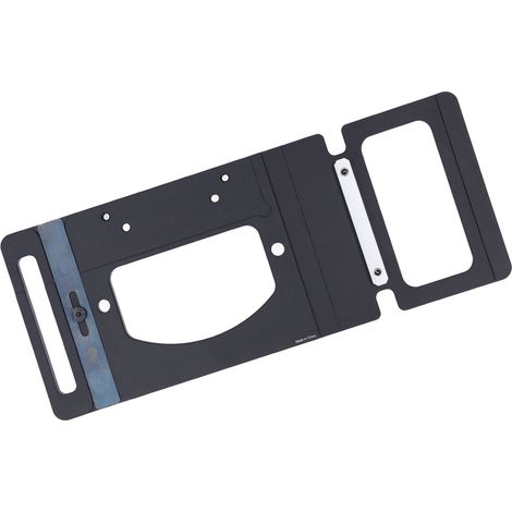 Équerre de guidage d'angle droit pour scie circulaire sur rail Festool MK1 365 mm, butée en aluminium massif à 90°. (1/5)