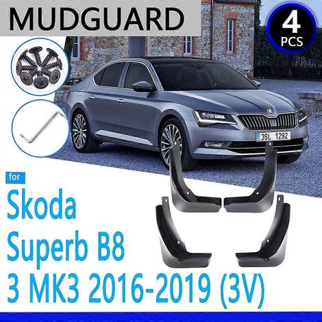 Garde-boue compatibles avec Skoda Superb B8 3 MK3 3V 2016-2019 2017-2018 Accessoires auto Bavettes Aile Pièces de rechange auto (1/5)