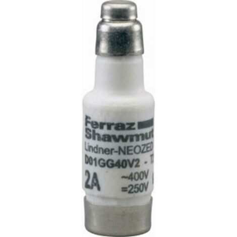 Mersen 01700.016000 Fusible Neozed Taille du fusible = D01 16 A 400 V S557591 (1/2)