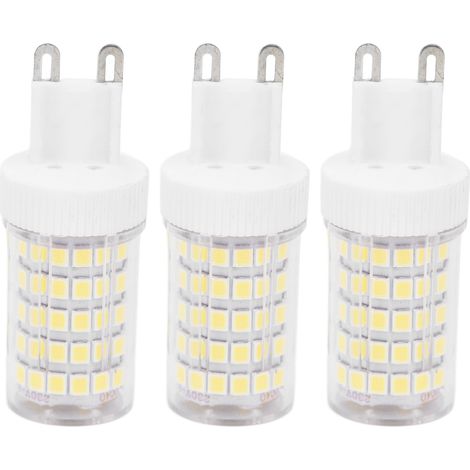 3er-Pack G9-LED-Lampen, 2835, 10 W, 1000 lm, 360° Abstrahlwinkel, warmweiß, 220 V (1/5)