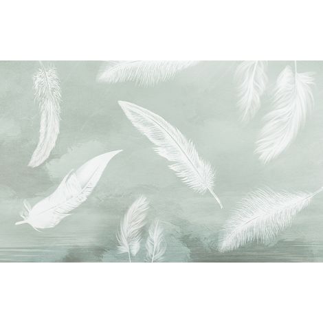 Papier peint panoramique - Plumes - 130 cm x 81 cm (1/2)
