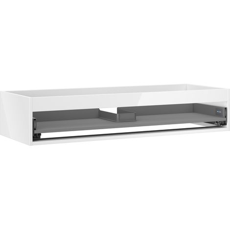 Mexen Box-A mobile per lavabo 120 cm, 1 cassetto, bianco lucido - 91AX0-1200-235-1-00 (1/4)