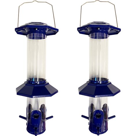Squirrel Proof Hanging Bird Seed Feeders (Set of 2)