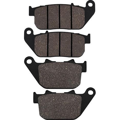 Plaquettes de Frein Avant/Arrière Kit pour Harley Davidson XL 1200 C Sportster Custom 2004-2013/XL 883 Iron 2009-2014/XL 1200 L Sportster Low 2007-2011
