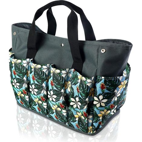 Sac à Outils de Jardin pour Outil de Jardin - Sac à Outils de Jardin Polyvalent, Sac de Rangement pour Outils de Jardin Oxford imperméable avec 10 Petites Poches (1/5)