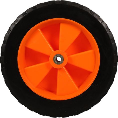 Roue de Tondeuse en Caoutchouc Pp, Alésage 8mm, Pièce de Rechange Montage Simple, Déplacement Stable, Composant de Remplacement pour Entretien de Tondeuse (1/5)