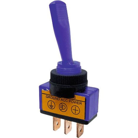 Interruptor basculante de 3 pines, 12V/24V, ON/OFF