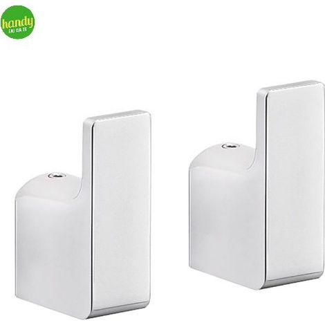Appendiabbiti cromati pirenei - coppia - 2×3,3×5,3 cm (1/2)