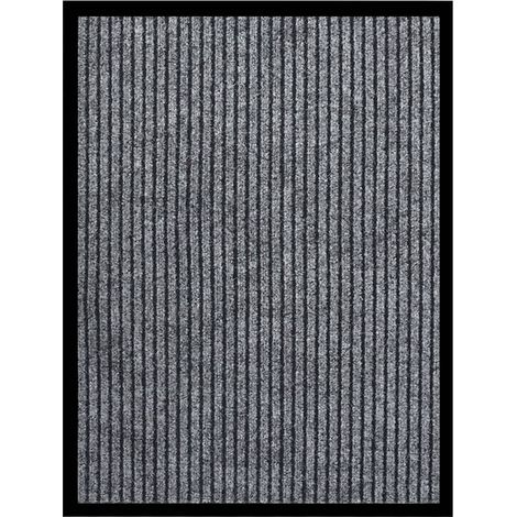 Fußmatte Gestreift Grau 60x80 cm