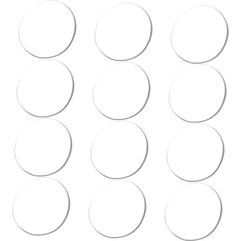 ibasenice Lot de 12 patins protection transparents en caoutchouc pour (1/5)
