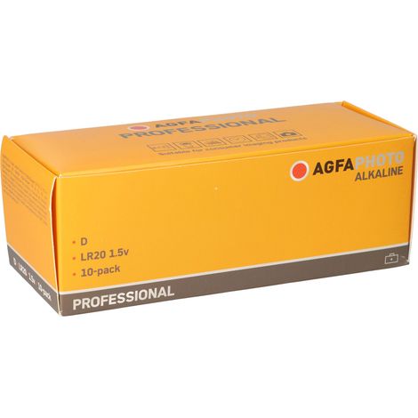 AgfaPhoto Professional LR20 Mono (D)-Batterie Alkali-Mangan  1.5 V 10 St. (1/5)