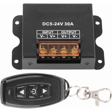 Variateur LED Couleur Unique 3 Touches RF Haute Puissance sans Fil Télécommande (1/5)