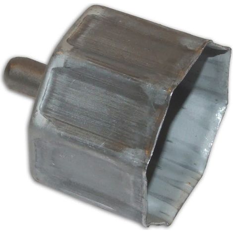 CALOTTA OTTAGONALE LAMIERA X RULLO FERRO