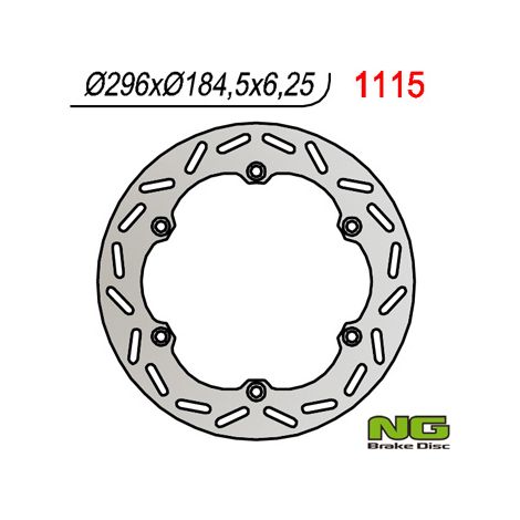 Disco de freno NG Honda GL 1500 GOLD WING/ST 1100 ABS '88-'01 296 mm