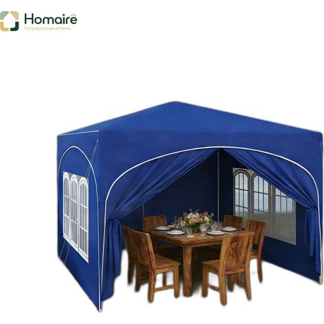 Transportbox für Haustiere aus Eisen, Oxford-Stoff und blauem Stoff 300 x 300 x 256 cm HOMAIRE (1/5)