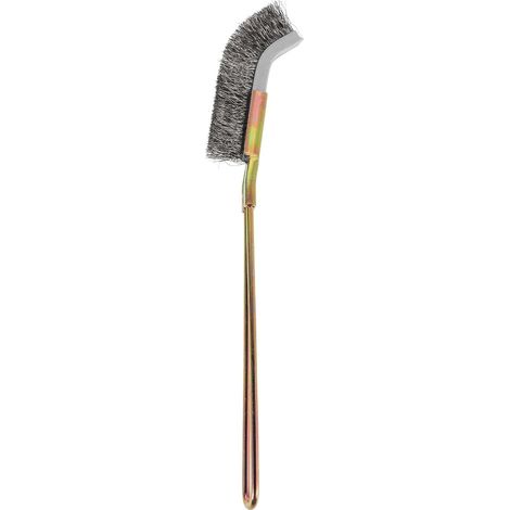 Brosse métallique en acier inoxydable pour le nettoyage polyvalent des cuisinières et (1/5)