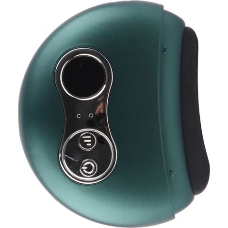 Lame Gua Sha Électrique Chauffante pour Visage, 9 Niveaux de Vibration, Sculpteur Facial en Pierre Verte, Rechargeable, Taille Compacte (1/5)