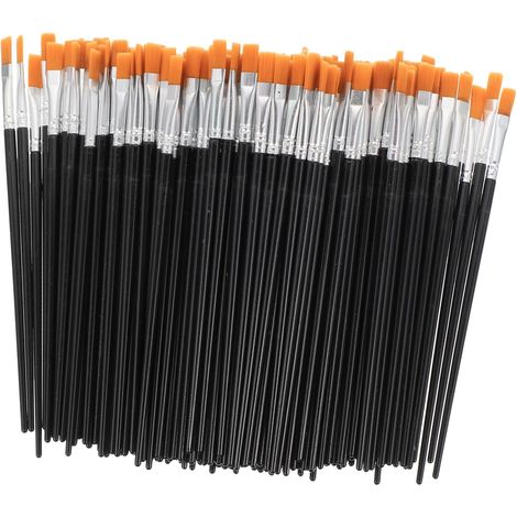 100 pièces - Paquets de peinture - Ensemble de peinture pour enfants - Pinceaux en nylon pour peintures commandées et figures de (1/5)