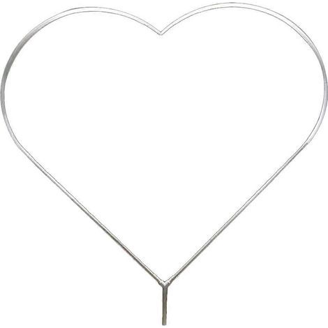 kit de support pour arche de ballons en forme de cœur - Accessoires de fête-150X150cm-White (1/4)