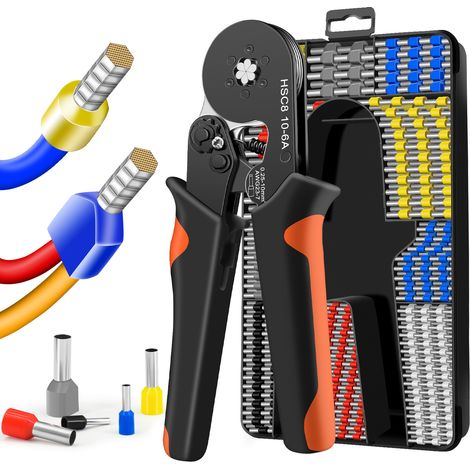 Terminali elettrici a crimpare - Pinza a crimpare 0,25–10 mm² per connettori automobilistici impermeabili