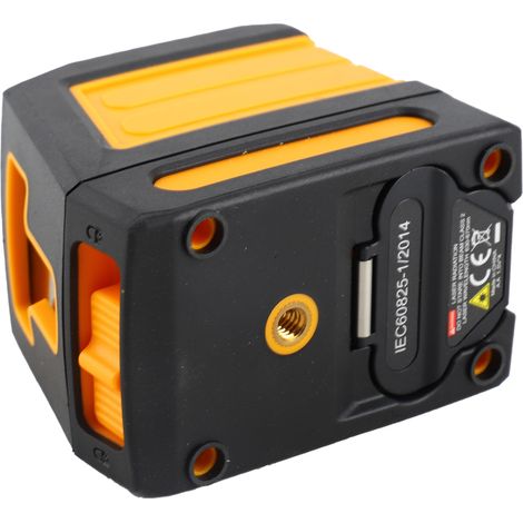 2-Linien-Laser-Nivelliergerät mit Rotlicht, Fadenkreuzprojektor, Linienmarkierer, Selbstnivellierungsgerät mit Winkellinienmodus, Batterie nicht enthalten. T01 Orange/rotes Licht mit Stativ. (1/5)