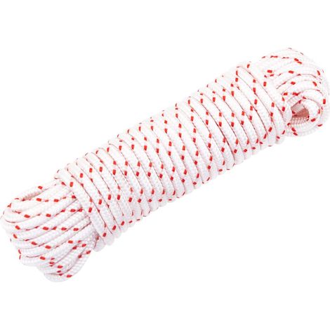 Cordón de arranque nailon  y rojo Ø4 mm 10 m