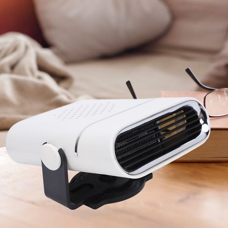 Calefactor portátil para coche, potente, multifuncional, desempañador de parabrisas, blanco, 12 V, 150 W, ABS/PC, 345 g (1/5)