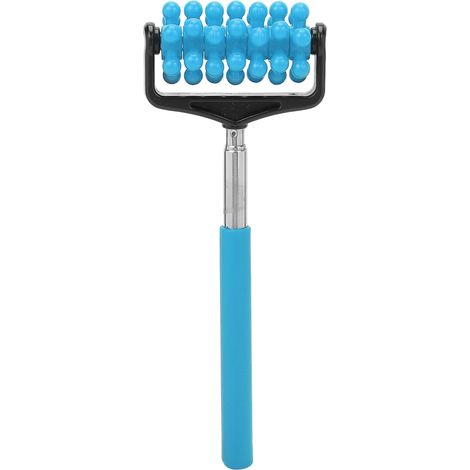 Rouleau de Massage pour le Dos - Bâton de Massage Télescopique pour Hommes et Femmes - Soulagement des Douleurs Musculaires - Bleu Ciel (1/5)