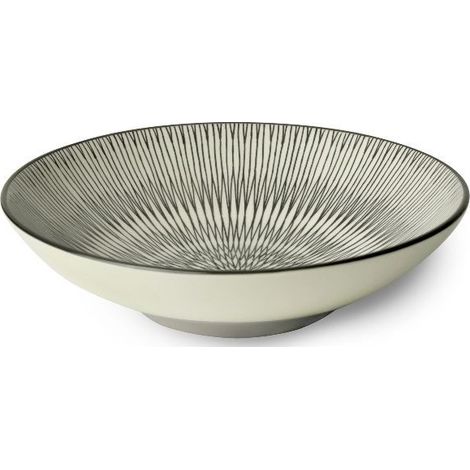 6 tiefe Teller für Salat & Pasta 19 cm - Hypnose - Medard De Noblat