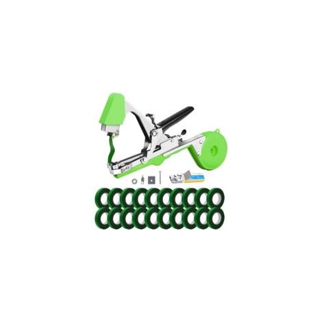 Máquina atadora de plantas, herramienta agrícola manual para atar plantas, juego de herramientas para fijar plantas de uva, frambuesa, tomate y hortalizas trepadoras - Crezuo (1/4)