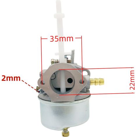 Carburateur adaptable souffleur à neige Tecumseh H70 HSK70 7HP – 632371 632371A réf 303-007, déneigement (1/5)