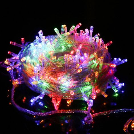 Guirlande Lumineuse Led - 220 V - Pour Décoration Intérieure Extérieure - Arbre De Noël Jardin Fête Mariage - 1 Pièce (1/5)