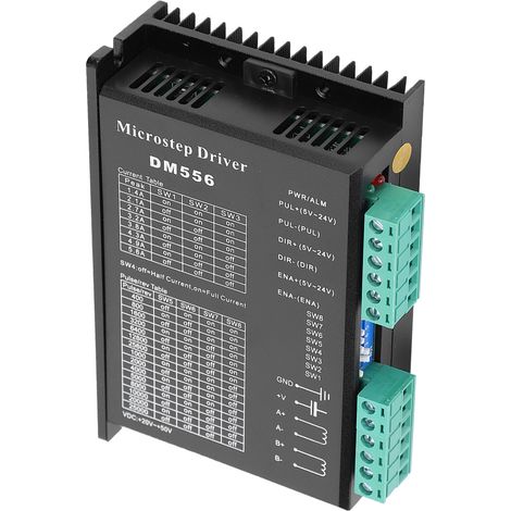 DM556 Schrittmotortreiber, 20–50 V DC, rauscharm, störungsunempfindlich, 200 kHz Impulseingangsfrequenz (1/5)