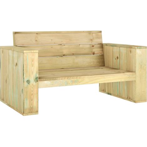 Maison Exclusive - Panchina da Giardino 139 cm in Legno di Pino Impregnato