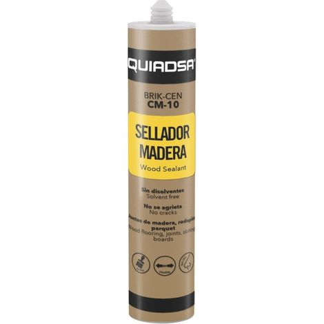 Sellador acrilico madera brik-cen cm-10 power 300 ml roble q