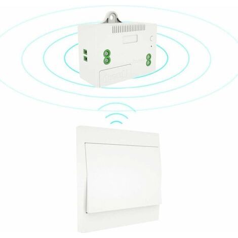 110-220V Interrupteur d'éclairage sans Fil et kit de récepteur Interrupteur Auto-alimenté Luminaire d'éclairage à télécommande