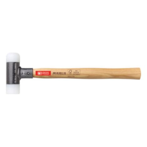 PB Swiss Tools Rückschlagfreier Hammer, mit Nylon-Einsätzen, Hickory-Stiel, 35 mm