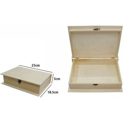 TrAdE Shop Traesio - Scatola Contenitore Box Astuccio In Legno Decoupage Portagioie Cofanetto 53464a -