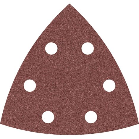 Bosch Accessories 2608621687 Feuille abrasive Delta Grain 120 (L x l) 93 mm x 93 mm 5 pc(s)
