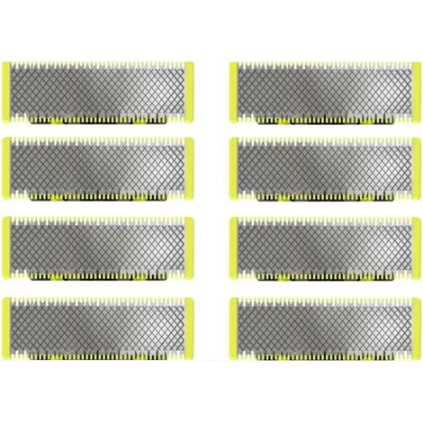Ahlsen-kompatible Ersatzklingen für OneBlade Elektrorasierer/Trimmer, robuster Edelstahl, zum Trimmen, Stylen und Rasieren, 8er-Pack (1/5)