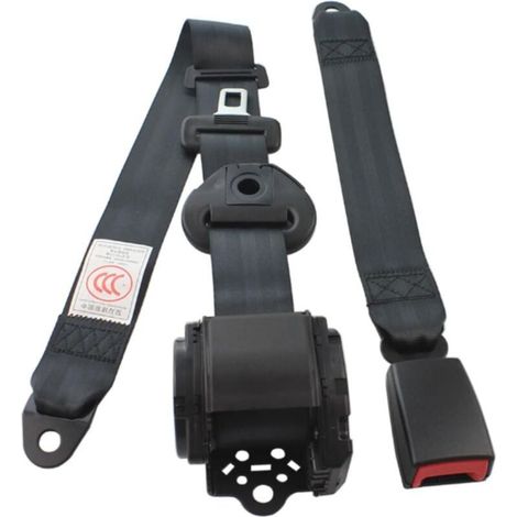 Ceinture De Sécurité Universelle 3 Points Réglable Pour Voiture (1/4)