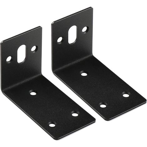 Équerres d'Angle Métalliques À Trou de Fente Épaisseur – Pour Fixation 81x59x45mm 5 pièces 1.7mm (1/5)
