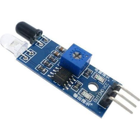 10 pezzi Modulo sensore a infrarossi per evitare ostacoli per auto intelligenti, robot e Arduino, 3 fili, riflettente (1/3)