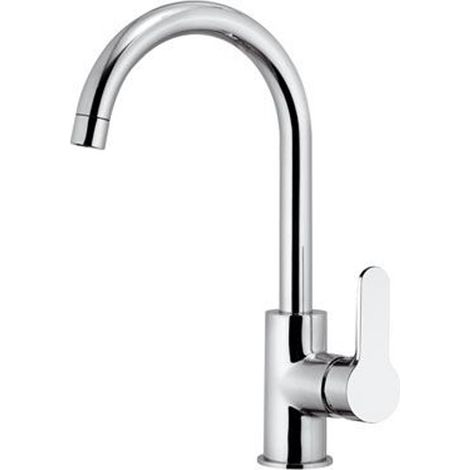 Rubinetto monocomando monoforo 90 gradi con canna alta a u - serie winner (1/5)
