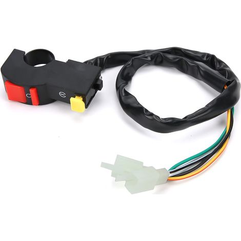 Universal Motorcycle Kill Stop Button Switch Handlebar Ignition Switch Replacement for 50cc/110cc/125cc Pit Quad Dirt Bike