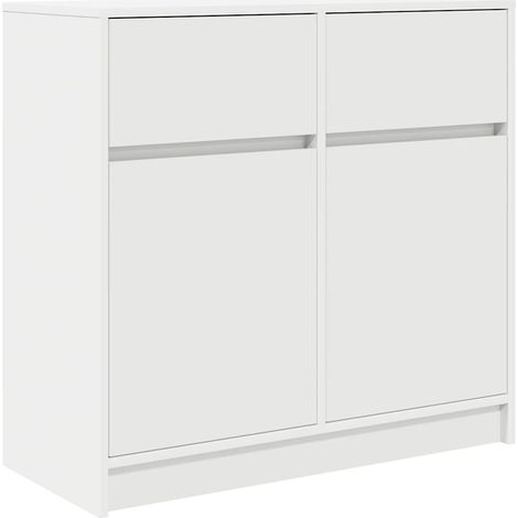 Maison Exclusive - Credenza con Cassetto Bianco 80x34x76 cm in Legno Multistrato