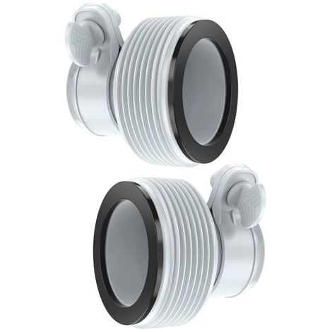 Adaptateurs de tuyau en paquet de 2 pour pompes de filtration et systèmes d'eau de mer, type d'adaptateur 1,25" à 1,5". (1/5)