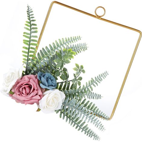 Künstlicher Blumenkranz für Brautjungfern, handgefertigter Kranz, Wanddekoration, Innen- und Deckendekoration (SPH-5637) (1/5)