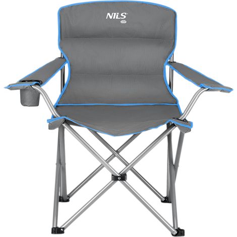 NC3079 SILLA DE CAMPING GRIS-AZUL NILS CAMP (1/5)