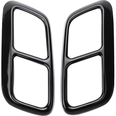 Enjoliveur de tuyau de voiture en acier inoxydable pour Sport 2018-2019 - Noir (1/5)